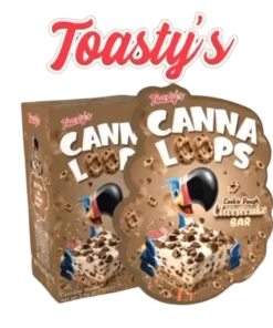Toasty's Canna Loops - Cookie Dough Cheesecake Bar