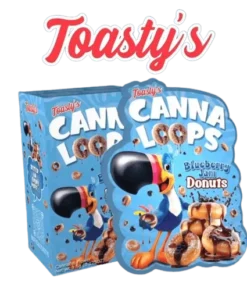 Toasty's Canna Loops Blueberry Jam Donuts