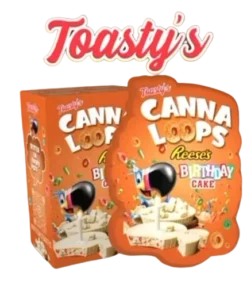 Toastys Canna Loops - Reese’s Birthday Cake