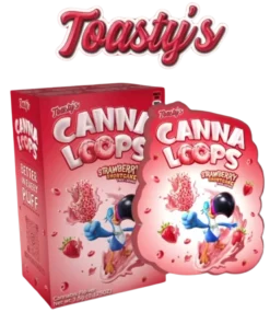 Toastys Canna Loops - Strawberry Shortcake Tres Leches