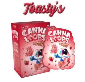 Toastys Canna Loops - Strawberry Shortcake Tres Leches