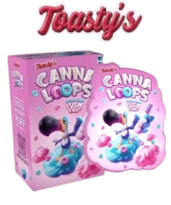 Toasty's Canna Loops - Cotton Candy Push Pop Toasty's